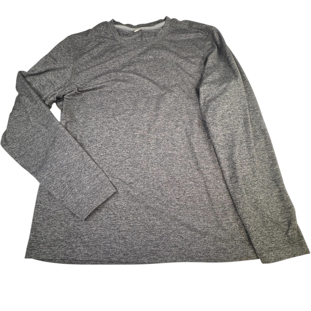 !!!!!! SOLD !!!!!!     Men's Large Heather Grey Long Sleeve Athleisure Gym